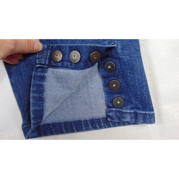 J Jill Denim Jeans Womens Size 14 Authentic Fit Slim Ankle Dark Wash Casual Blue - Picture 4 of 9